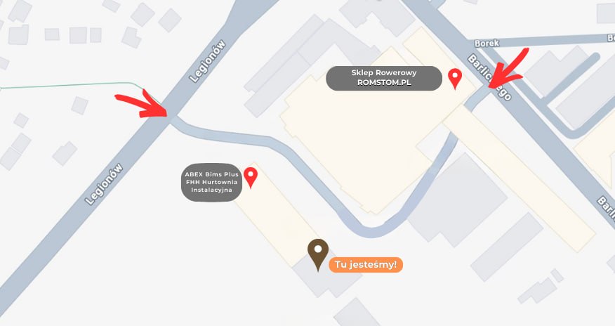 Mapa dojazdu do serwisu PRD Services Ekspresy Kawowe w Tomaszowie Mazowieckim